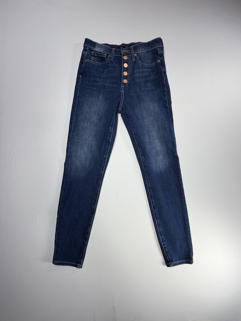 Banana Republic Jeans Blue Women’s 27 High Rise Skinny Button Fly Stretch